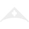 Ekena Millwork Pitch Turner Architectural Grade PVC Gable Pediment, 48"W x 24"H x 1"P (12/12) GPP048X024X100TUR - alternate 4